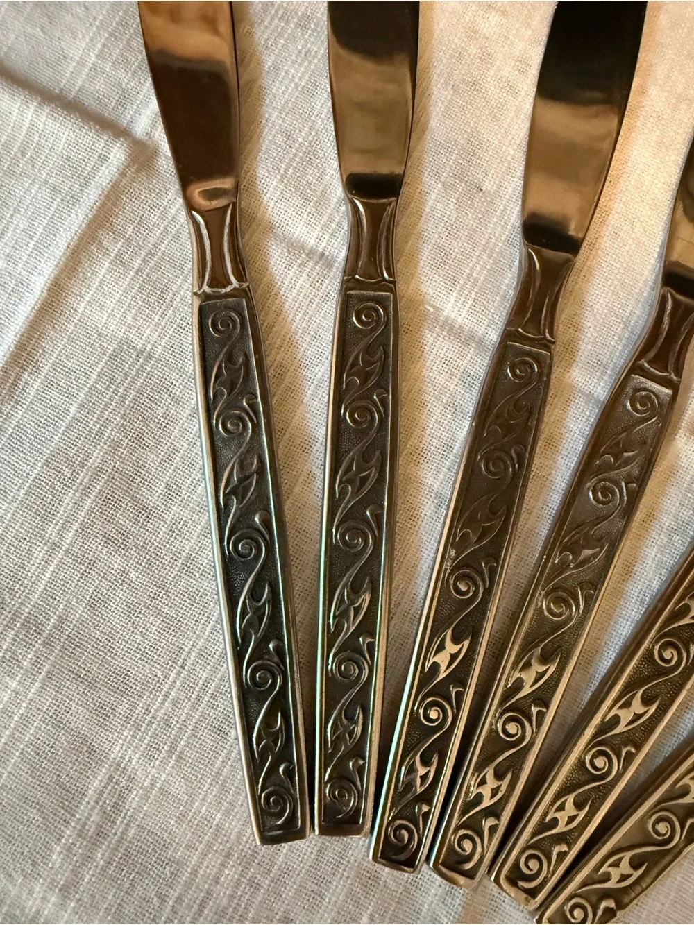 Vintage Oxford Hall Palo Alto Butter Table Knife Set - 6 Piece